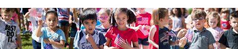 Bushy Park Elementary School students